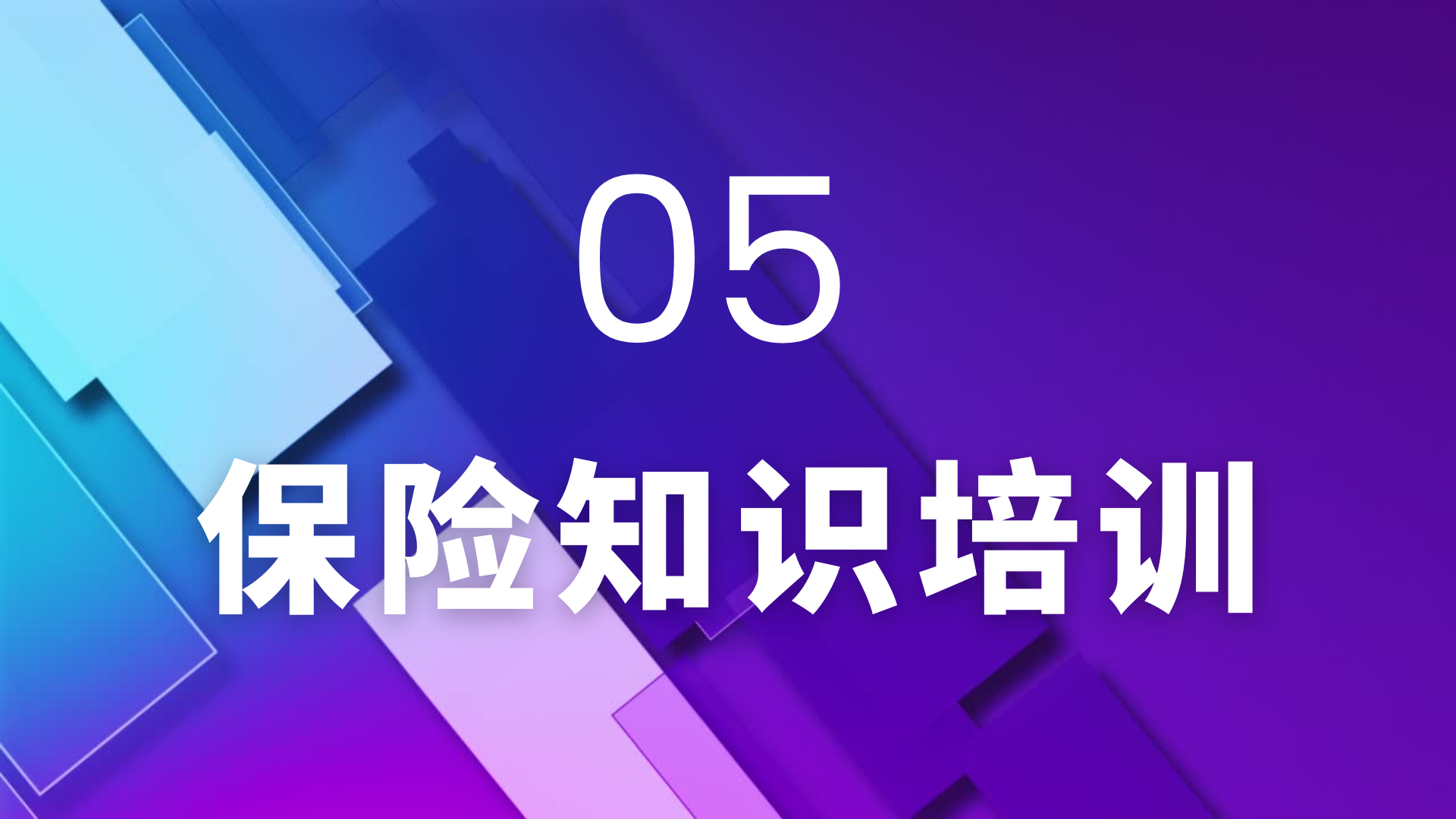 05 保险知识培训系列